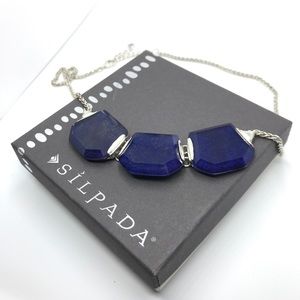 Silpada N3024 Blue Grotto Silver & Lapis Necklace